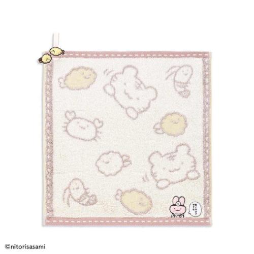 ループタオル ホワイトタイガーとブラックタイガー フルフィーコットン無撚糸ループ付きウォッシュタオ..