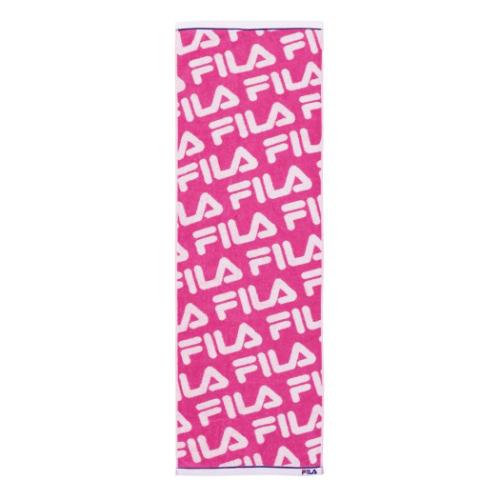 フェイスタオル FILA フィラ フルフィーコットン スポーツタオル 総柄 パープル タオル美術館 プレゼン..