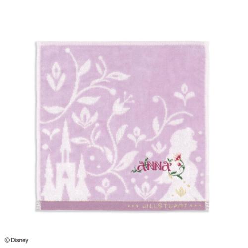 ミニタオル アナと雪の女王xJILLSTUART タオルハンカチ エレガント アナデザイン ディズニー タオル美術館 プレゼント かわいい メール便可 マシュマロポップ