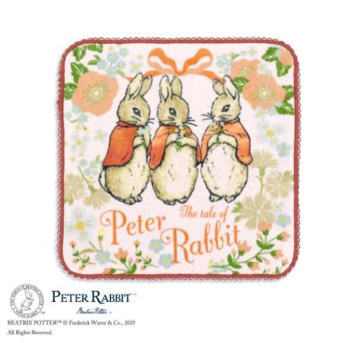 ミニタオル ピーターラビット タオルハンカチ 妹たち タオル美術館 プレゼント 絵本メール便可 マシュ..