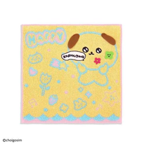 ミニタオル チェゴシム タオルハンカチ ペタペタ イエロー タオル美術館 プレゼント メール便可 マシュ..