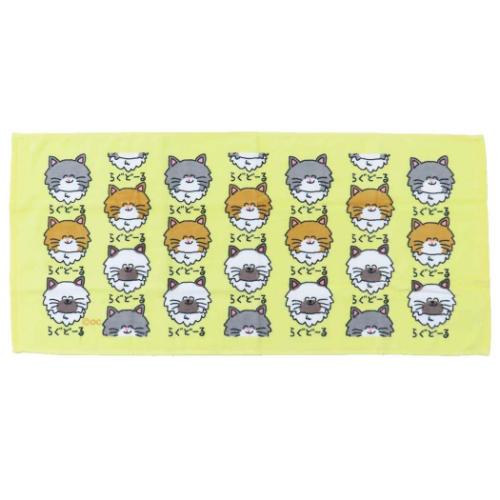 フェイスタオル おえかきさん プリントロングタオル らぐらどーるさん オクタニ おもしろタオル 面白雑..
