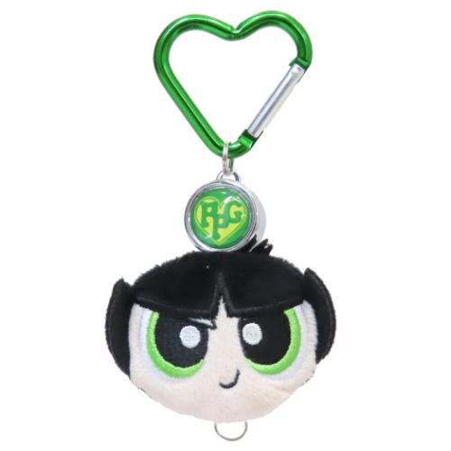 キーリング パワーパフガールズ カバー付きリールキーホルダー バターカップ ティーズファクトリー カ..