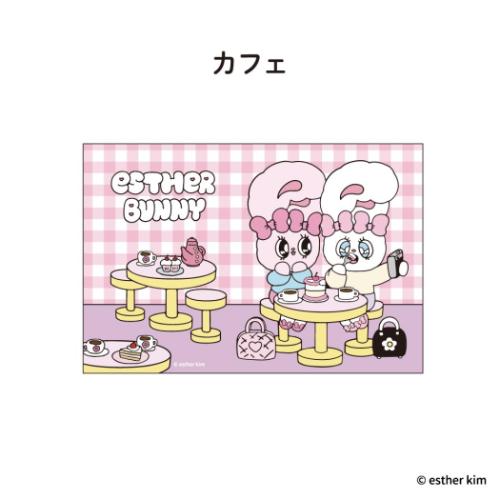 ポストカード エスターバニー クリアカード カフェ フタバ プレゼント メール便可 マシュマロポップ