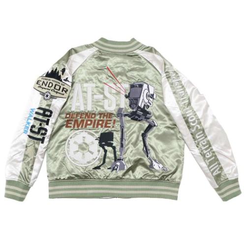 アウター スターウォーズ スカジャン L AT-STウォーカー STAR WARS 丸眞 メンズ レディース ユニセックス オーバーサイズ キャラジャン マシュマロポップ(4)