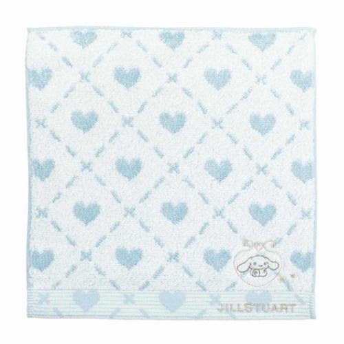 ミニタオル シナモロール 無撚糸フルフィーコットンタオルハンカチ ホワイトハート サンリオ タオル美..