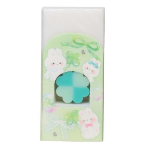 けしごむ クラウドポップタイム プチケシ入り消しゴム クローバー クーリア 新学期準備文具 かわいい ..