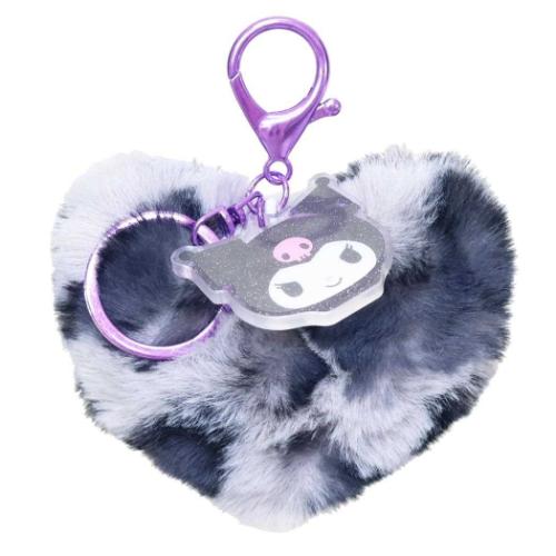 キーリング クロミ ハート型ファーキーホルダー サンリオ かわいい メール便可 マシュマロポップ