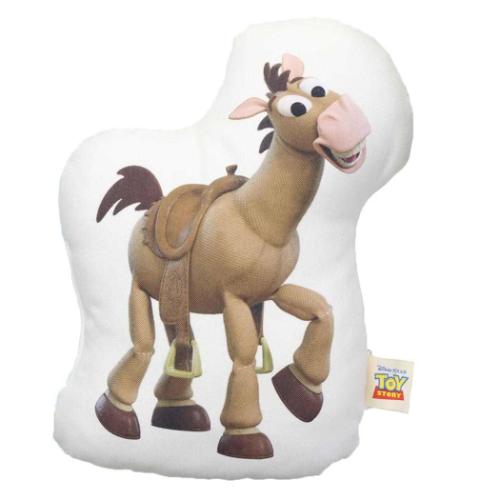 クッション トイストーリー 3Dダイカットクッション ブルズアイ ディズニー モリシタ インテリア マシュマロポップ