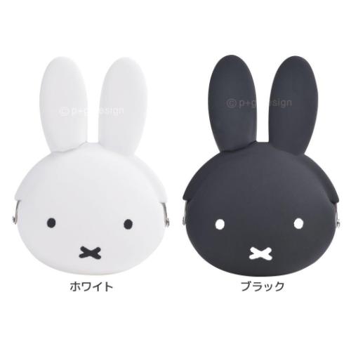 コインケース ミッフィー mimi POCHIBI ミミポチビ ホワイト ブラック ディックブルーナ ピージーデザ..