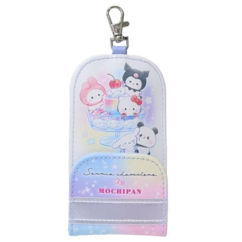 子供用ランドセル キーケース サンリオキャラクターズxもちもちぱんだ 反射シート付きリールキーカバー..