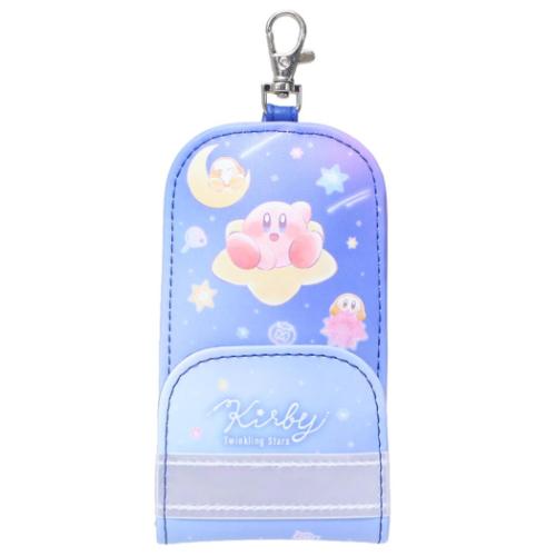 子供用ランドセル キーケース 星のカービィ 反射シート付きリールキーカバー Twinkling Stars カミオジ..