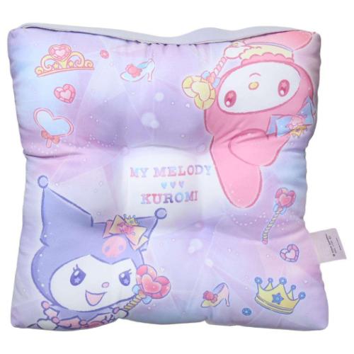 子供用学校座布団 マイメロディ＆クロミ スクールクッション キラキラドレス サンリオ カミオジャパン ..