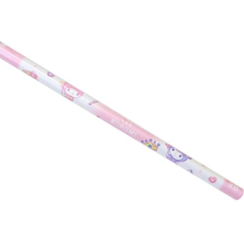 鉛筆 マイメロディ＆クロミ 2B 丸軸 キラキラドレス ヨコ サンリオ カミオジャパン えんぴつ 新学期準備文具 筆記用具 小学生 かわいい メール便可 マシュマロポップ