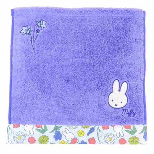 ミニタオル ミッフィー ジャガードハンカチタオル オーガニックコットン ブルームフレグランス ディックブルーナ 丸眞 汗拭きタオル 絵本メール便可 マシュマロポップ