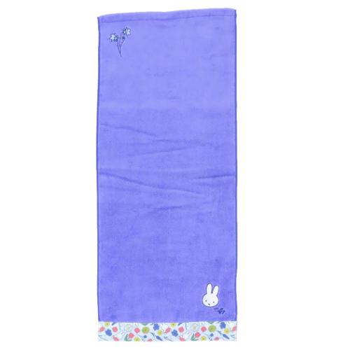 フェイスタオル ミッフィー ジャガードロングタオル オーガニックコットン ブルームフレグランス ディ..