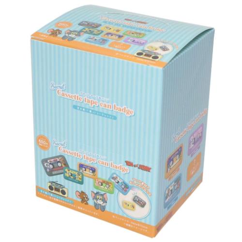 缶バッジ トムとジェリー シークレットカセットテープ缶バッジ 全8種 8個入セット ワーナーブラザース ..
