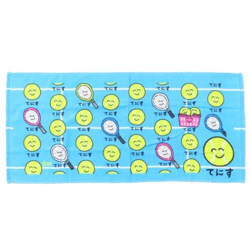 フェイスタオル おえかきさん プリントロングタオル てにすさん オクタニ おもしろタオル 面白雑貨 メ..