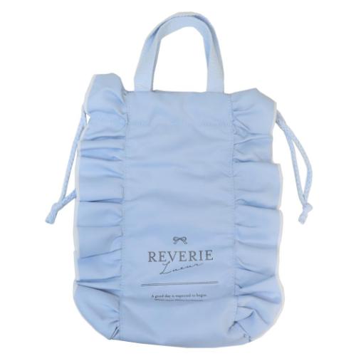 シューズバッグ シューズケース ブルーフリル カミオジャパン 体育館靴かばん 新学期準備雑貨 女の子 ..