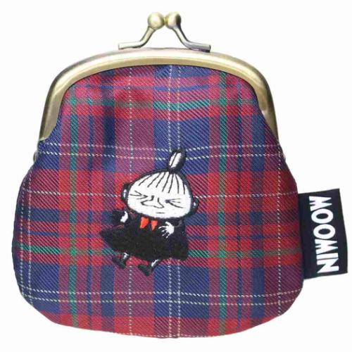 小銭入れ ムーミン チェックジャガードがま口財布 リトルミイ 北欧 ワタナベ 小物入れ メール便可 マシ..