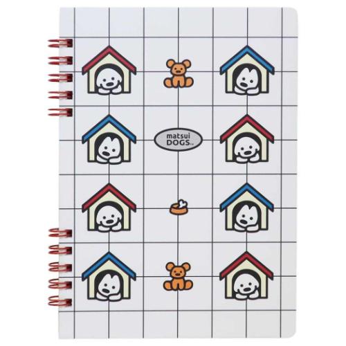【ポイント10倍 & クーポン！】リングノート matsui B6リングノート クリエイターズサーカス いぬ フロンティア 新学期準備文具 ミニノート CREATORS CIRCUS メール便可 マシュマロポップ