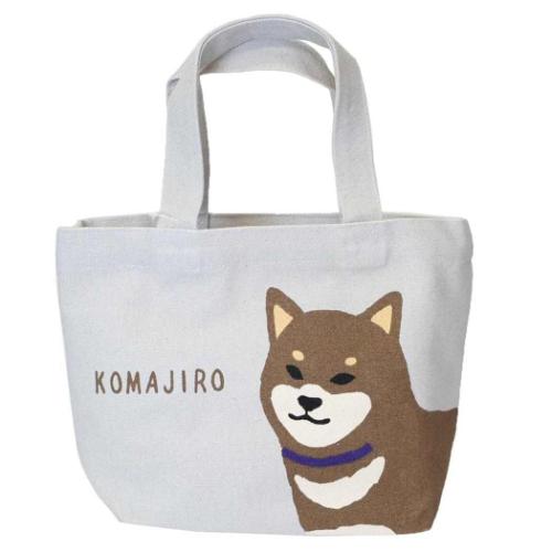 ランチバッグ ミニトート ごましばこまじろう フレンズヒル お弁当かばん かわいい メール便可 マシュマロポップ