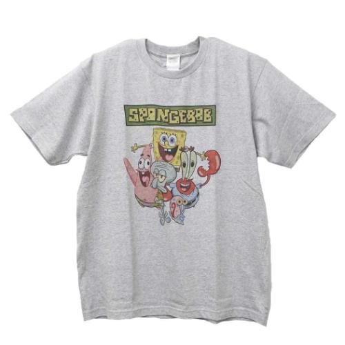 Tシャツ スポンジボブ T-SHIRTS Lサイズ なかよし スモールプラネット 半袖 メール便可 マシュマロポップ
