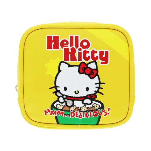 Rakuten - ミニポーチ ハローキティ スクエアポーチ イエロー サンリオ サンスター文具 小物入れ マシュマロポップ