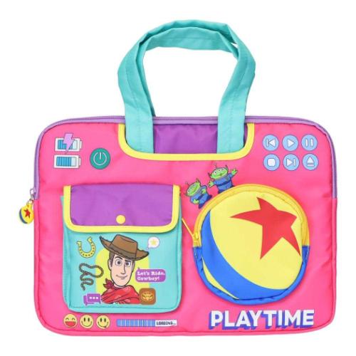 【最大1000円OFFクーポン！】トイストーリー5 タブレットケース 横型ポケット付きマルチケース 集合 ディズニー スモールプラネット