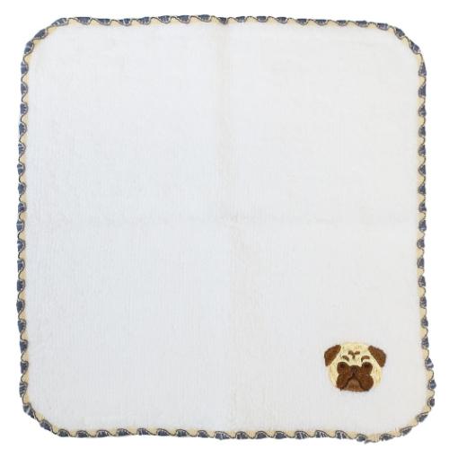 毎日が楽しくなるキュート雑貨シリーズこちらは可愛い刺繍入り[ミニタオル]コットン100％で吸水性＆手触りもバツグン他にもいろいろあるのでお気に入りを揃えてねサイズ：約240x240mm素材：綿100％