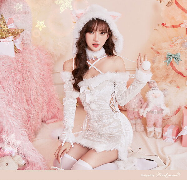 [正規品]【1〜3営業日で発送】サンタ クリスマス コスプレ 仮装 衣装 ホワイト キ...
