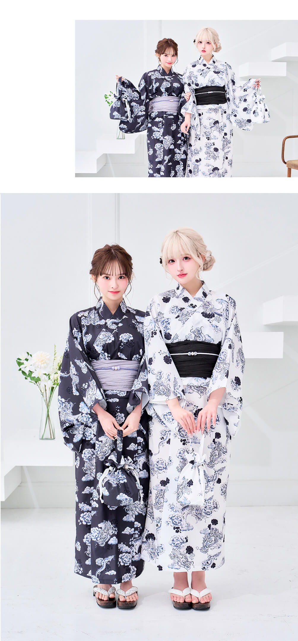 [正規品]【即納】藤咲凪 ten 浴衣 2way ワンピース ブラック ドラゴン 浮世 レディ...
