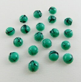 ターコイズ シャーベットグリーン《石目調5ミリ20個入》デコ電・ネイル用ストーン