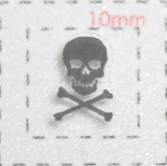 スカル【タトゥーロックネイルシール】（10）1シート9枚入