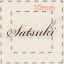 名前 ネイルシール【アルファベット・イニシャル】デザイン( Satsuki さつき)1シート6枚入(結婚式 ネイル シール ネイルシール ハンドメイド ネイルア...