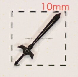 剣 デザイン【ロックネイルシール】/1シート10枚入