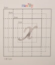 【スワロフスキー27個付イニシャルシール】(スマートホン&オリジナルケース・カバー)大文字SV(小)X