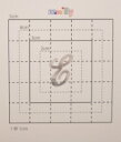 【スワロフスキー27個付イニシャルシール】(スマートフォン オリジナルケース・カバー)大文字SV(小)E