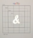 【スワロフスキー27個付イニシャルシール】(ドコモ スマホ&デコ電・ケース・カバー)記号SV(大)&-2
