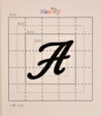 【スワロフスキー37個付イニシャルシール】(オリジナルケース&カバー)大文字BK(大)A