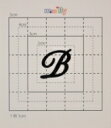【スワロフスキー27個付ネームシール】(オリジナルプリントケース&カバー)大文字BK(小)B