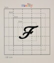 【スワロフスキー27個付ネームシール】(オリジナルプリントケース&カバー)大文字BK(小)F