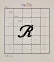 【スワロフスキー27個付ネームシール】(オリジナルプリントケース&カバー)大文字BK(小)R