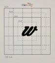 【スワロフスキー20個付アルファベットシール】(iphone5アイホン5ケース・名前入れ)小文字BK(大)w