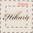 名前 ネイルシール【アルファベット・イニシャル】デザイン( Hikaru ひかる )1シート6枚入