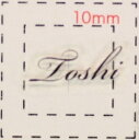 名前 ネイルシール【アルファベット・イニシャル】デザイン(Toshi とし)1シート6枚入(結婚式 ネイル シール ネイルシール ハンドメイド ネイルアート ...