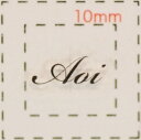 名前 ネイルシール【アルファベット・イニシャル】デザイン( Aoi あおい )1シート6枚入(結婚式 ネイル シール ネイルシール ハンドメイド ネイルアート ...