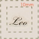 名前 ネイルシール【アルファベット・イニシャル】デザイン( Leo レオ・れお)1シート6枚入(結婚式 ネイル シール ネイルシール ハンドメイド ネイルアート...