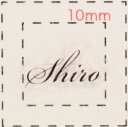 名前 ネイルシール【アルファベット・イニシャル】デザイン( Siro シロ・しろう)1シート6枚入(結婚式 ネイル シール ネイルシール ハンドメイド ネイルア...