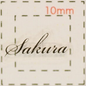 名前 ネイルシール【アルファベット・イニシャル】デザイン( Sakura さくら)1シート6枚入(結婚式 ネイル シール ネイルシール ハンドメイド ネイルアート アート ネイルパーツ パーツ 素材 材料 サロン ネイルサロン 卸 卸売り セルフ 人名 ペット)